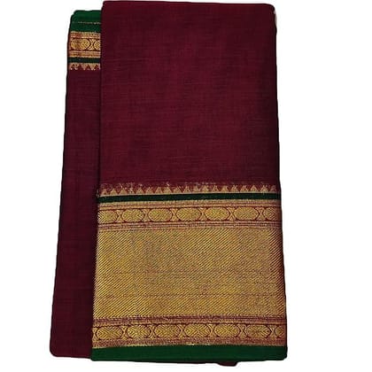 cotton Saree With Running Blouse piece For Womens
