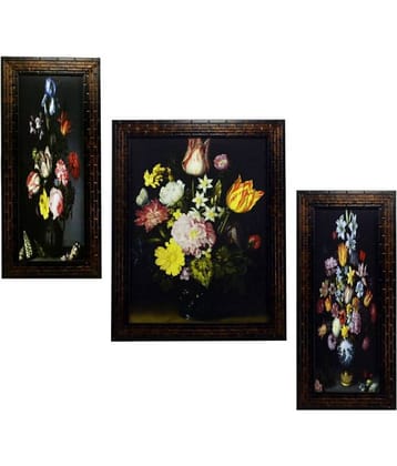 Indianara - Floral Painting With Frame