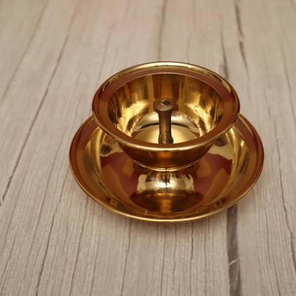 Brass Golden Sampat Deep - Various Sizes | Stylish Daily Use Diyas
