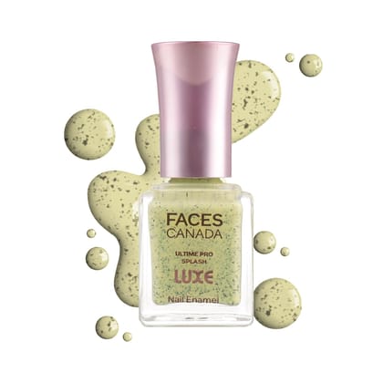 FACES CANADA Ultime Pro Splash Luxe Nail Enamel - Butterscotch (L63), 12ml | Glossy Finish | Quick Drying | Long Lasting | High Shine | Chip Defiant | Even-Finish | Vegan | Non-Toxic | Ethanol-Free FACES CANADA Ultime Pro Splash Luxe Nail Enamel - Butter