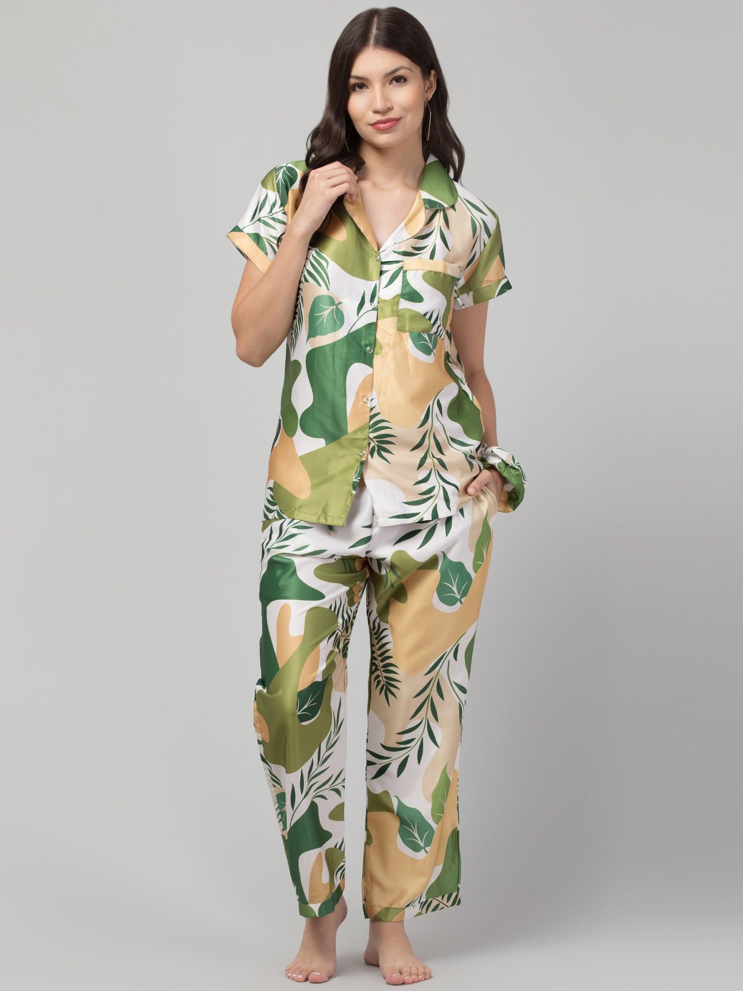 Leaf Printed Set-Small