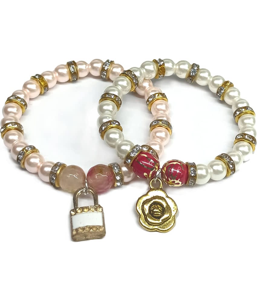 DAIVYA WELLNESS - Multicolor Bracelet ( Pack of 2 )