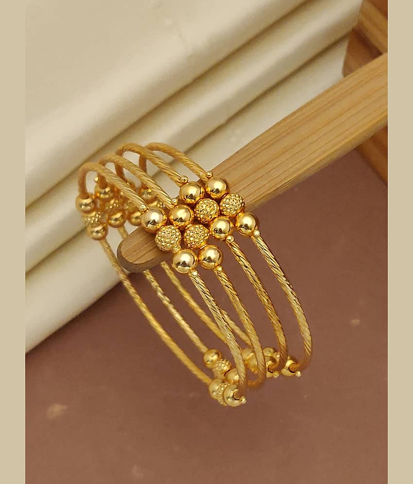 Shivay Fashion Gold Bangle Set ( Pack of 2 )