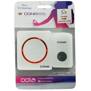 CONA - Cordless Wireless Door Bell With Remote Calling Bell High Range  Long life for Office Home