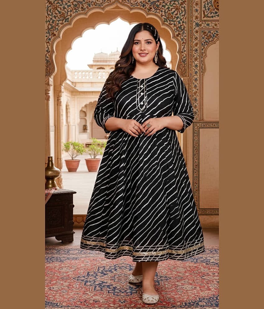 Flavia Creation Women Rayon Gown ( Black )