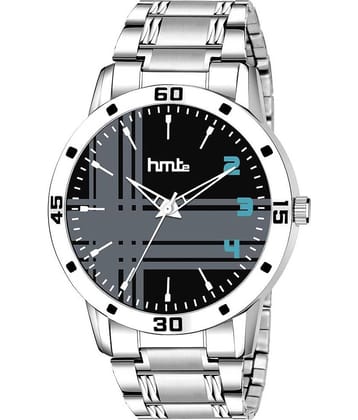 HMTe - Silver Metal Analog Men's Watch