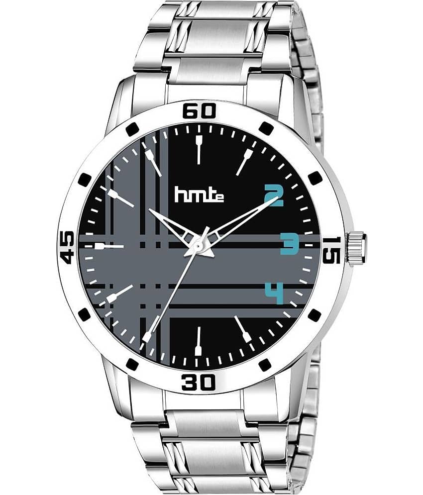 HMTe - Silver Metal Analog Men's Watch