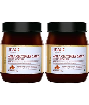 Jiva Ayurveda Chatpata Amla Candy Hard Candies -400g (Pack of 2)