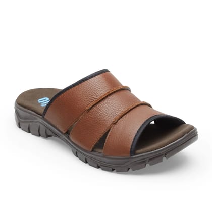 Spring Field ES-01 Men Brown Slippers-40/6