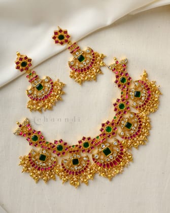 Gold Polish Silver Necklace CHN1737
