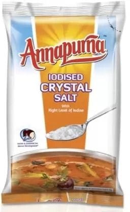 Annapurna Iodised Crystal Salt, 1 Kg