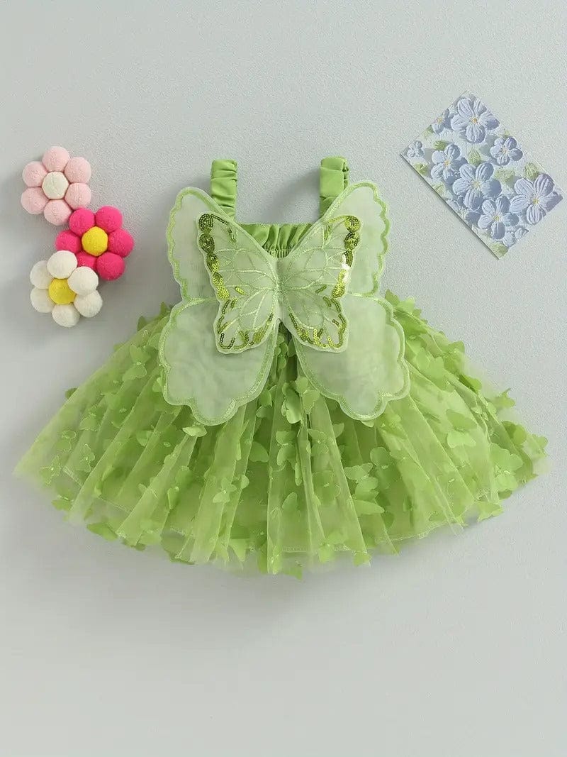Girl’s Partywear Frock [GF-9988] (6M - 3 Years)-6M-9M (Size - 14) / Imported