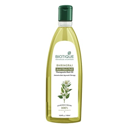 Biotique Bhringraj Therapeutic Oil For Anti Hair Fall (100ml)-100ml