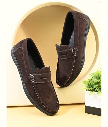 Fashion Victim Brown Men's Slip on Shoes