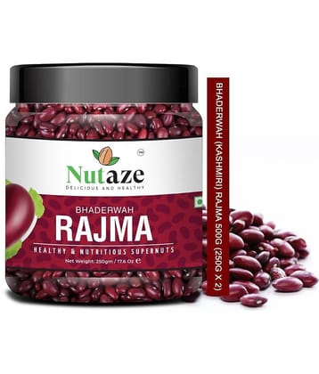 Nutaze Premium Bhaderwah (Kashmiri) Rajmah 500 gm Pack of 2