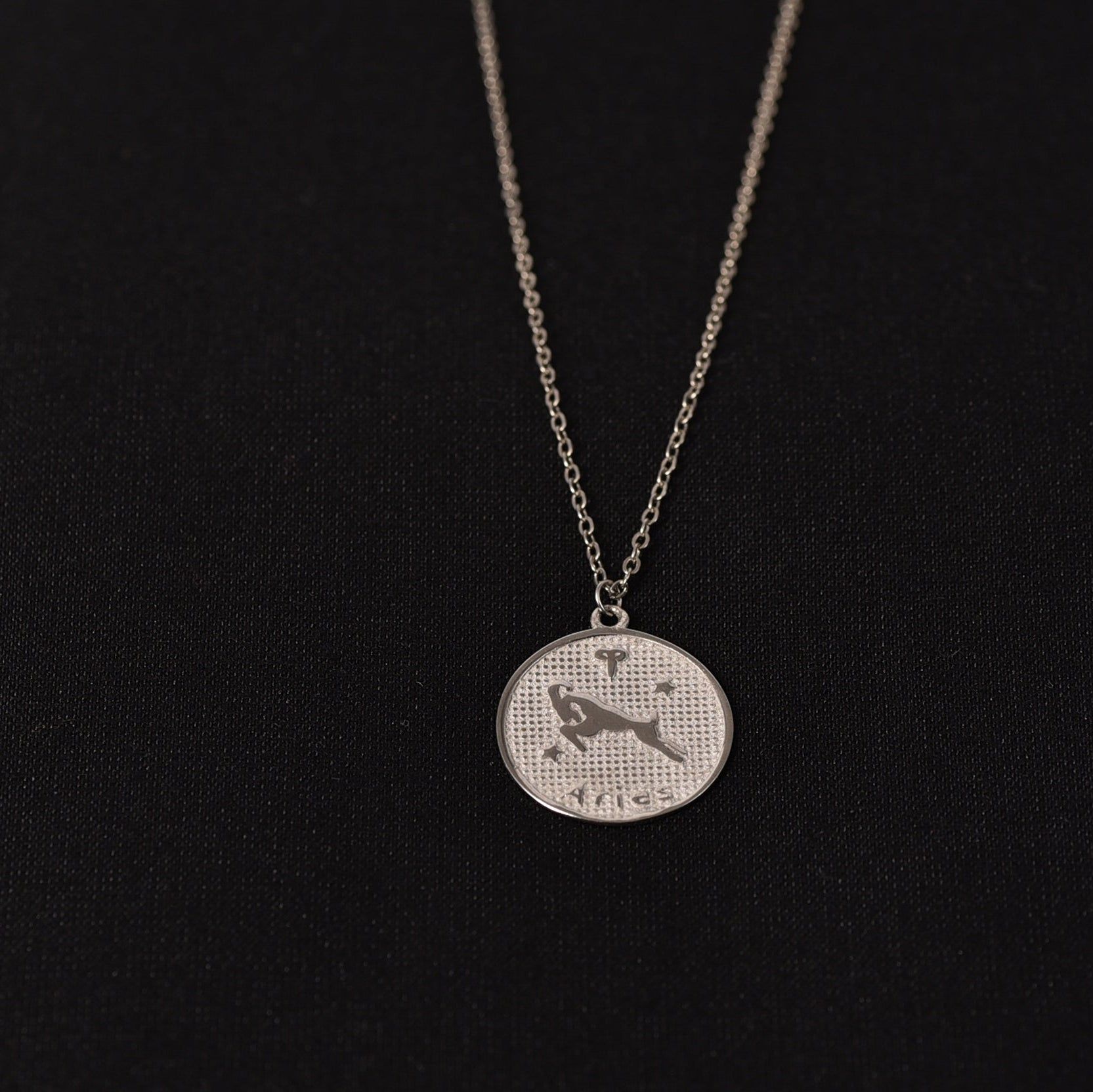 Aries Zodiac Necklace-Horoscope Symbol
