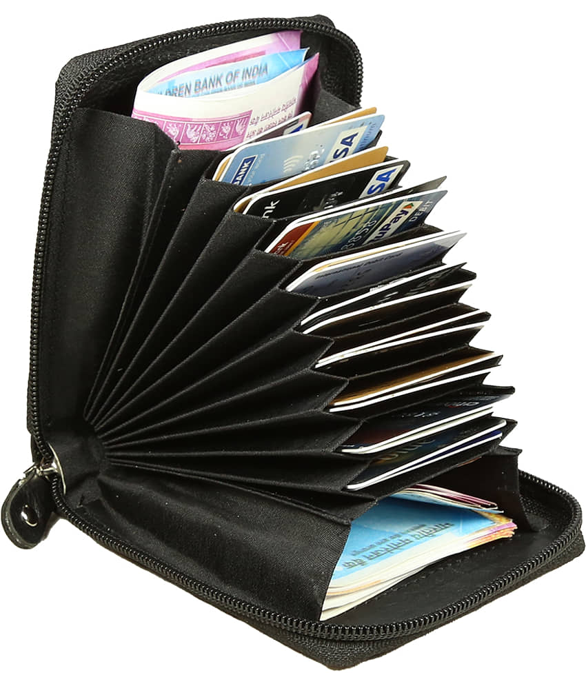 STYLE SHOES - Leather Travel Card Holder ( Pack of 1 )