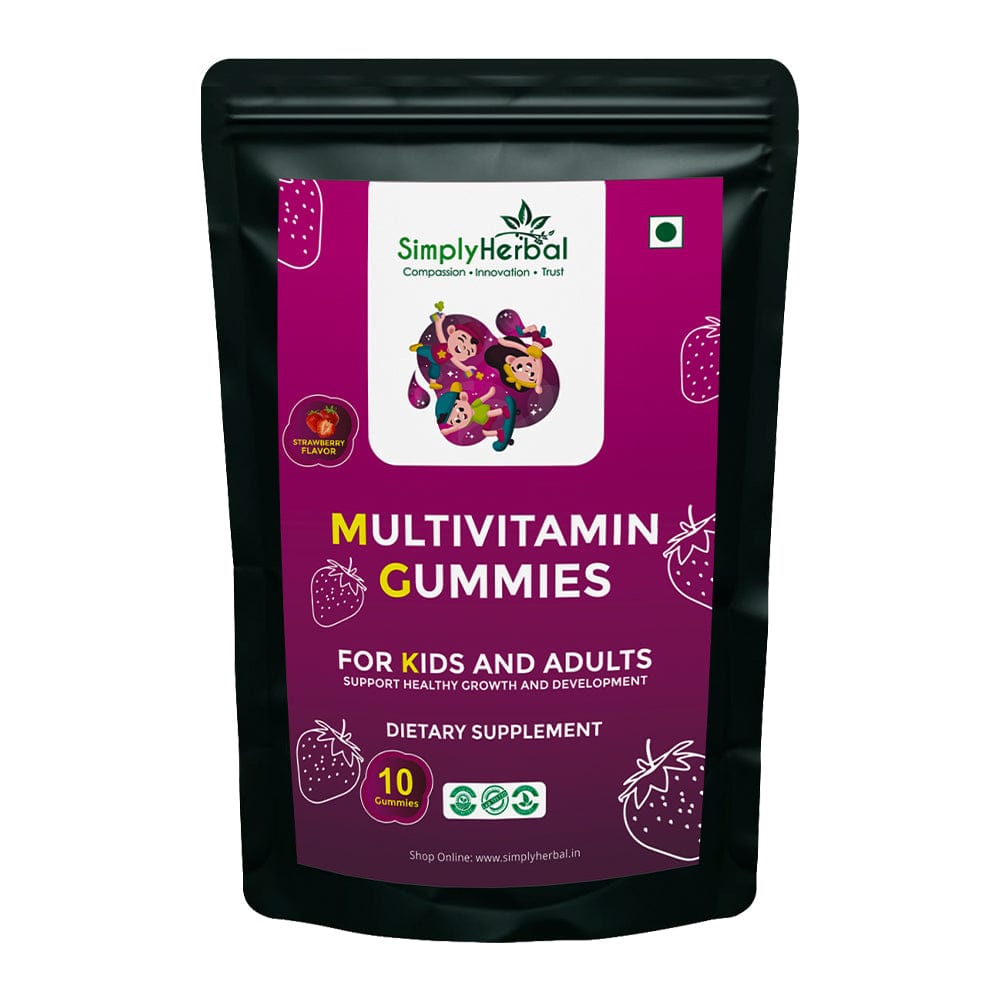 Simply Herbal Multivitamin Gummies | Kids & Adults (10 Count)