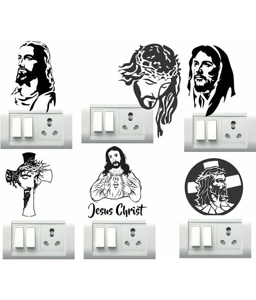 Decor Villa Jesus Christ Switch Board Sticker ( 27 x 30 cms )