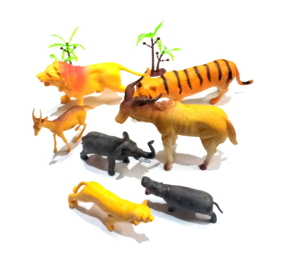 Animal Learning Toy Figure Set for Kids, Size - 12/5 cm