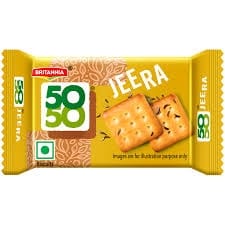 Britannia 50 - Jeera Masti Biscuits Teatime Snack 66 GRAM