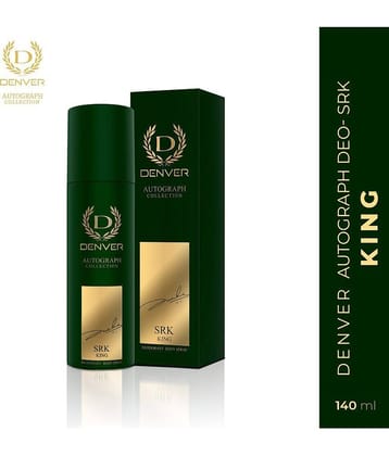 Denver SRK King Deodorant Autograph Collection Deodorant Spray for Men 140 ml ( Pack of 1 )