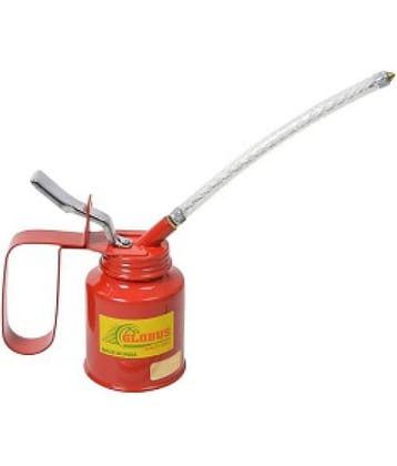 STEEL LUBRICANT OIL CAN 1/4 PINT WITH FIX AND FLEXIBLE SPOUT