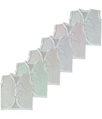 JUST TRY FASHION Pack of 6 Unisex for Baby Cotton Blend Rompers ( Multicolor 4 )