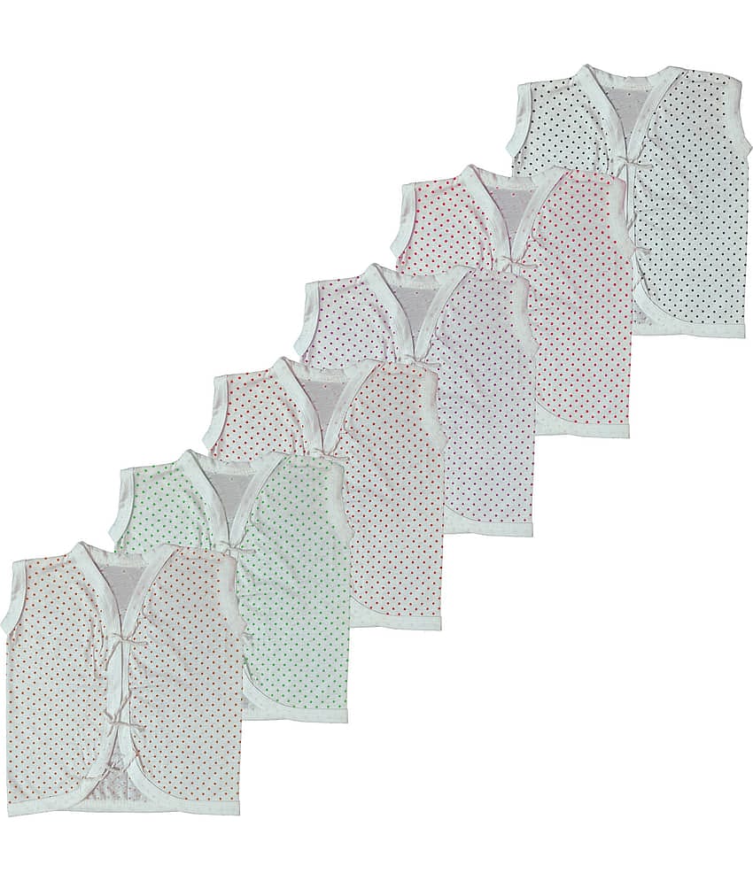 JUST TRY FASHION Pack of 6 Unisex for Baby Cotton Blend Rompers ( Multicolor 4 )