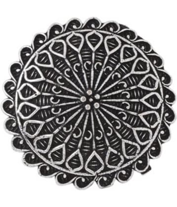 VIRAASI - Silver Contemporary Ring ( Pack of 1 )