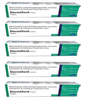 Dermiford SKIN CREAM Day Cream 75gm gm Pack of 5