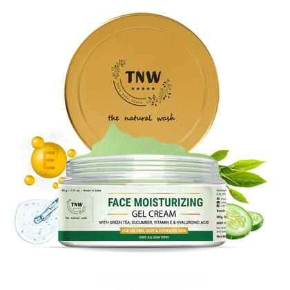 Face Moisturizing Gel Cream (Non-Sticky & Non-Greasy Formula Suitable for All Skin Types)-50g