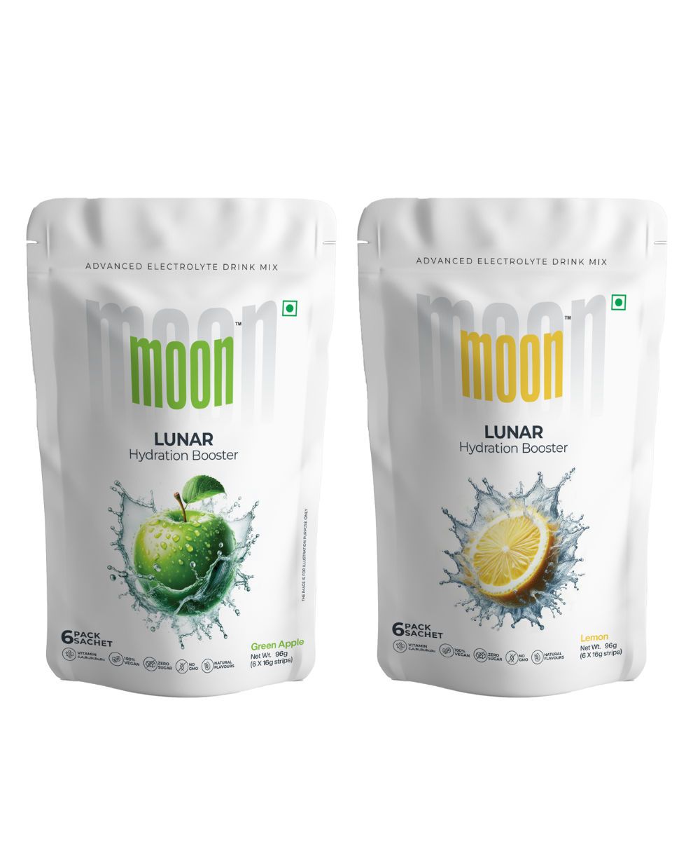 Moon Lunar Green Apple and Lunar Lemon combo, 192 gm