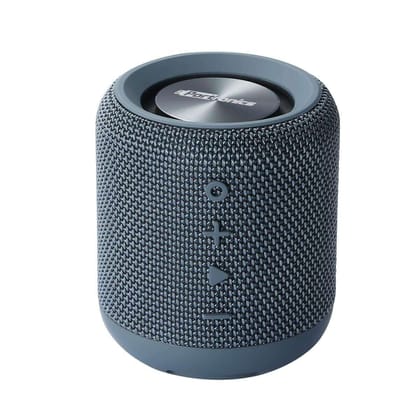 Portronics SoundDrum Bluetooth Stereo Speaker, 10W Portable  with Powerful Bass, 3.5mm AUX, USB Music, In-Built Mic, In-Built FM, 6-7 Hrs Playtime
