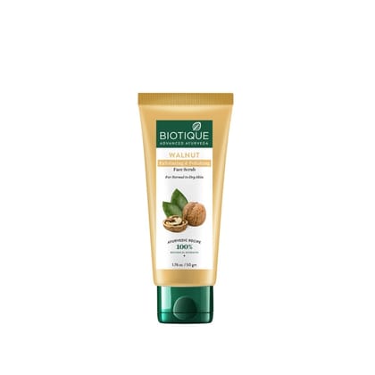 Biotique Walnut Exfoliating & Polishing Face Scrub 50g Tube Biotique Walnut Exfoliating & Polishing Face Scrub 50g Tube