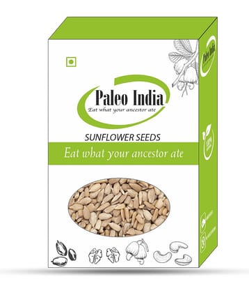 Paleo India 400g Sunflower Seeds| Seeds For Eating| Dry Fruits and Seeds