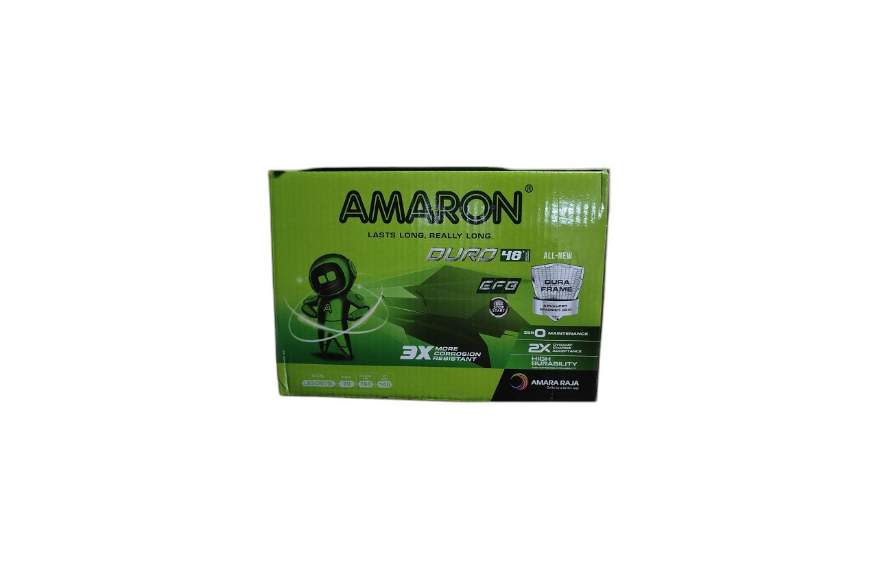 Amaron Battery - 70 Ah 48 Months (24 M Free + 24 M Pro-rata) AV751930