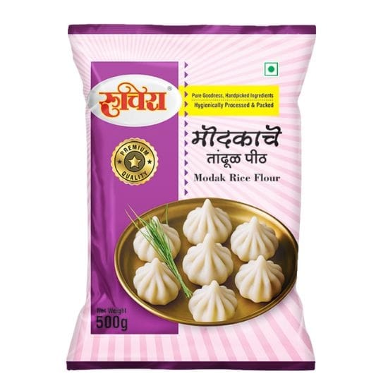 Ruchira Modak Flour (500g) | Aromatic Basmati Rice Powder | Soft Steamed Ukadiche Modak