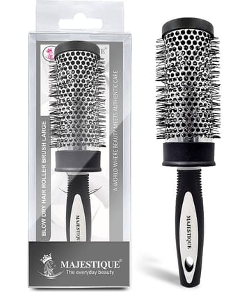 MAJESTIQUE Round Brush For All Hair Types ( Pack of 1 )