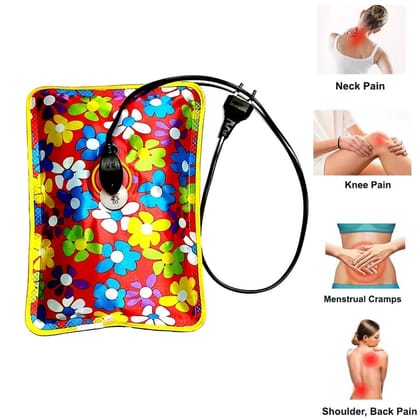 Electric Hot Water Bag for Pain Relief - Heat Therapy for Neck, Shoulder, Back, Knee, and Menstrual Cramps Electric Hot Water Bag for Pain Relief - Heat Therapy for Neck, Shoulder, Back, Knee, and Menstrual Cramps