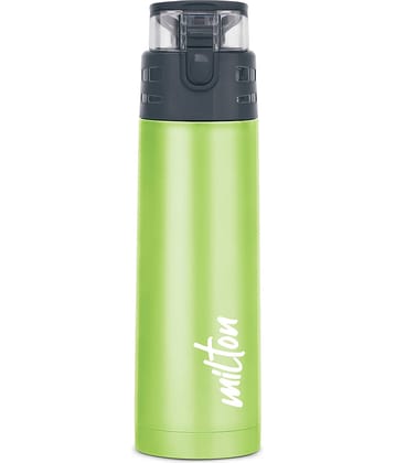 Milton Atlantis 900 Thermosteel Insulated Water Bottle, 750 ml, Green | Hot and Cold | Leak Proof | Office Bottle | Sports | Home | Kitchen | Hiking | Treking | Travel | Easy To Carry | Rust Proof