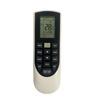 AC Remote No.182 No Backlight Llyod AC Remote Control (White)