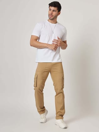 Premium Cotton Mustard Cargo Pant-32