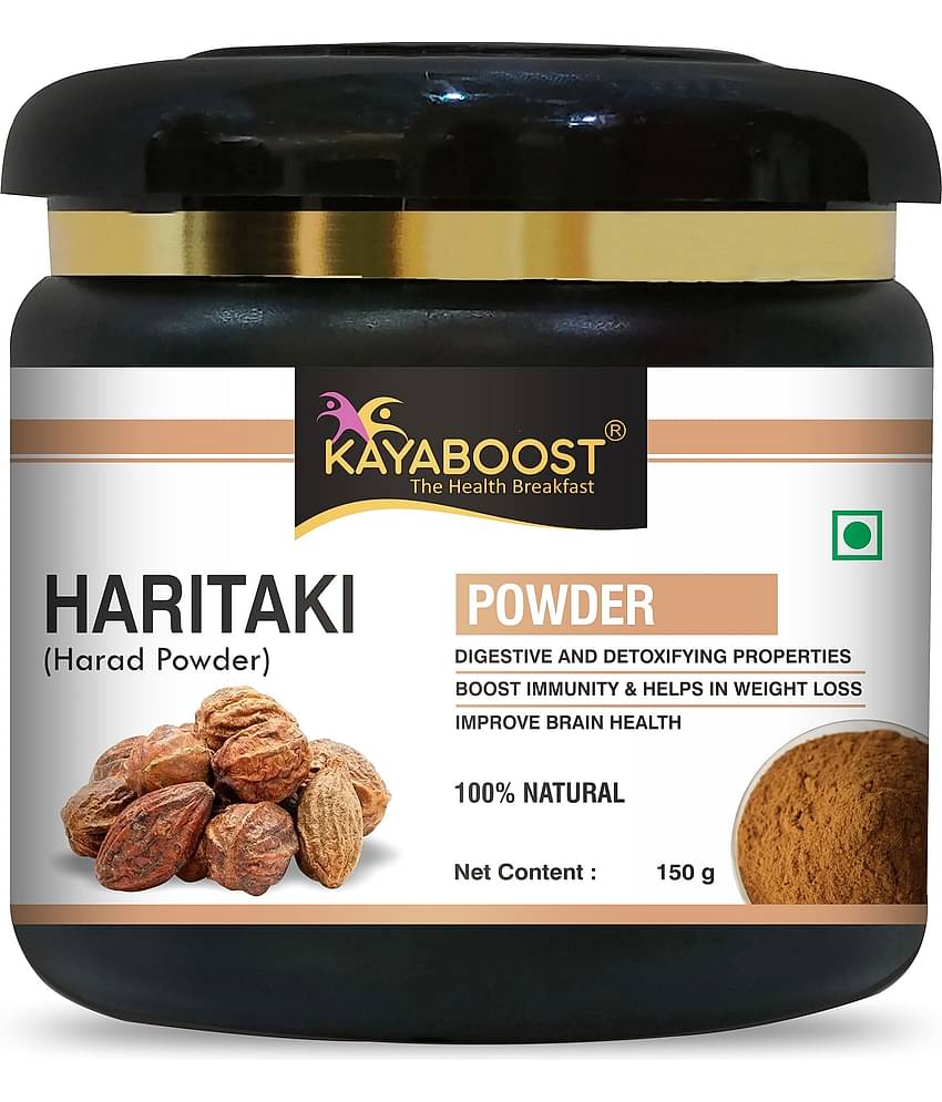 KAYABOOST Harad Powder - Haritaki Fruit Powder, Terminalia Chebula, Natural (150 g)