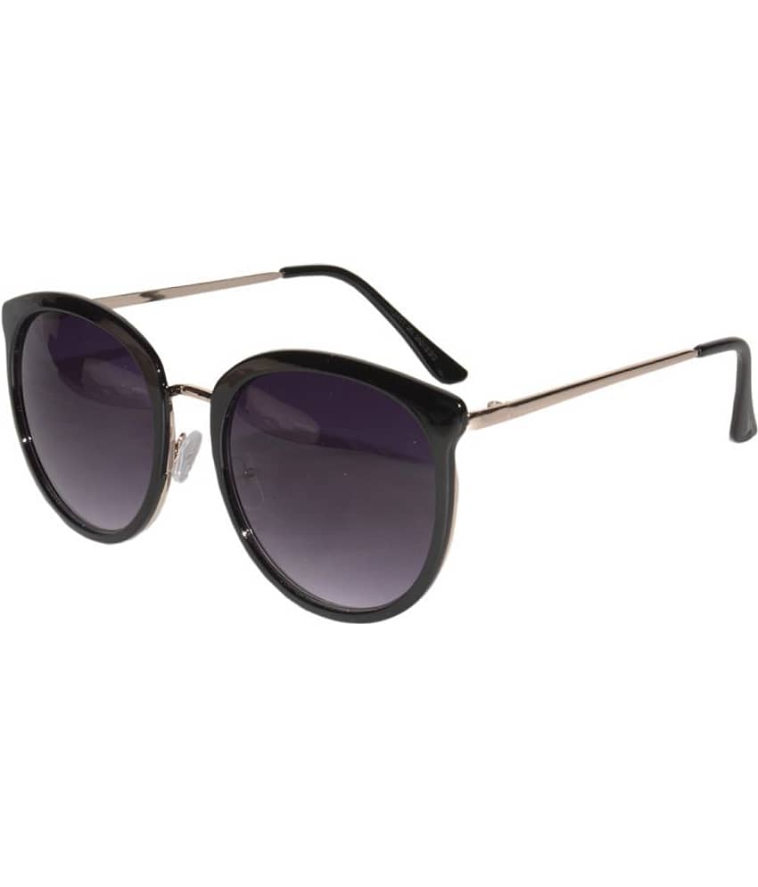 Peter Jones Black Oversized Sunglasses ( RD009B )