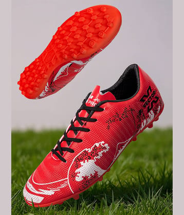 Vector X ACURA PRO Turf Shoe Red,White Indoor Court Shoes