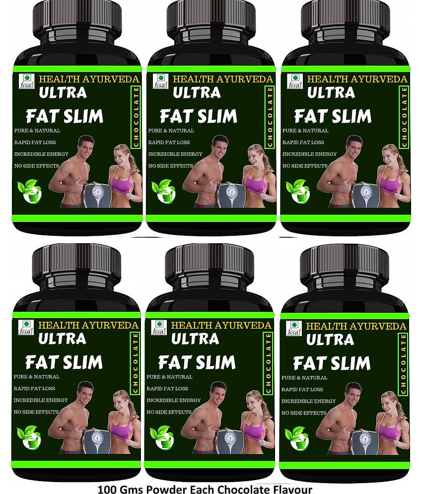 Health Ayurveda Ultra Fat Slim Chocolate Flavour Powder 600 Gm Pack of 6