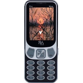 Siavantage Pro Wow (Dual Sim, 6.1 Cm (2.4 Inch) Display, 2500 Mah Battery, Blue)