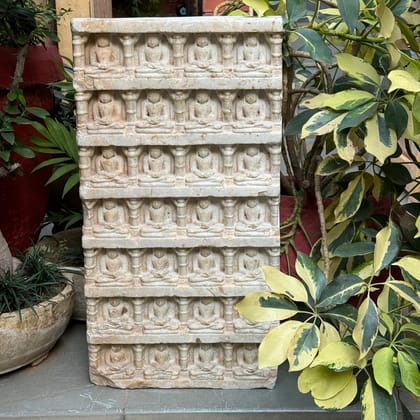 Vintage Mahavir Sculpture ( Large) : Murti 14 ( Circa 150 years old )