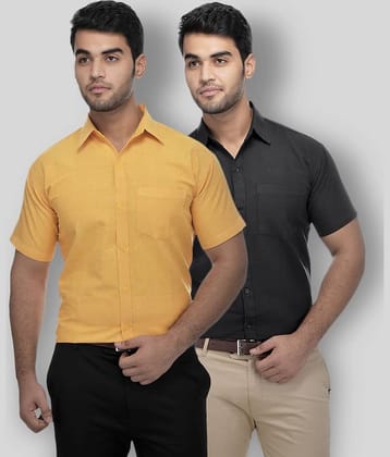DESHBANDHU DBK - Multicolor Cotton Regular Fit Men's Casual Shirt ( Pack of 2 )